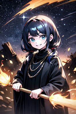 魔法少女A、秘技火炎グルマ‼️