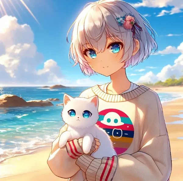 シータは、可愛い猫がいたから、さらってきちゃった🎵