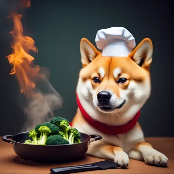 ブロッコリー犬