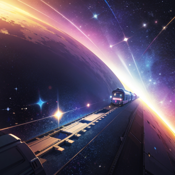 銀河鉄道で楽しい旅行へ出版