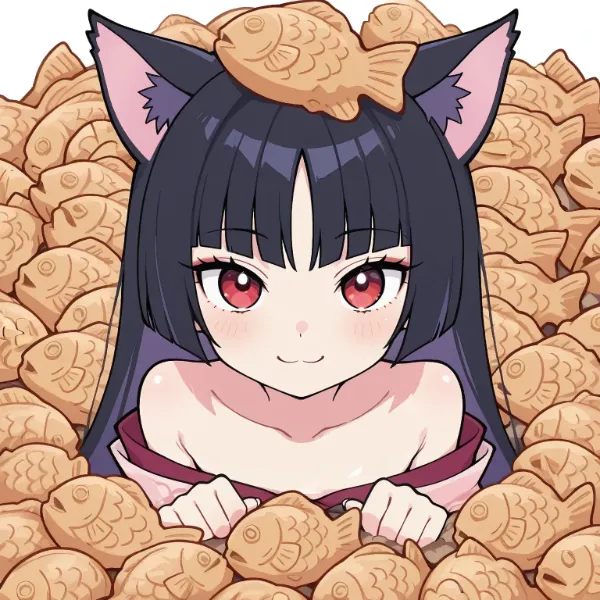 猫娘と夢のたい焼き