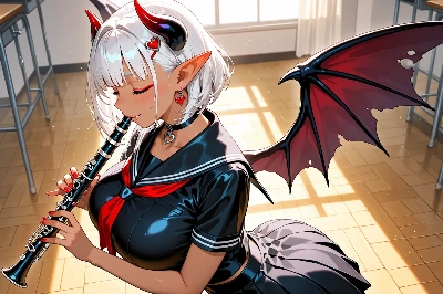 2025/10/10_褐色サキュバスのクラリネット