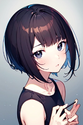 何か大人っぽい少女
