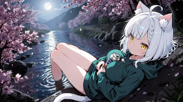 夜桜