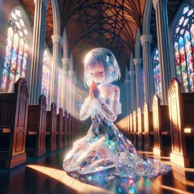 全身が結晶化していく病に侵された少女