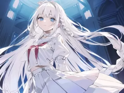 #26 白髪少女