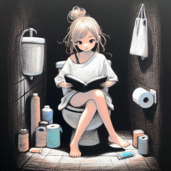 トイレで読書