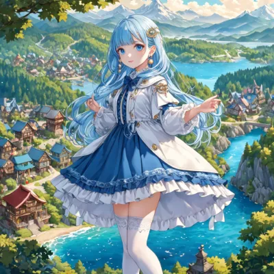 夕方の里