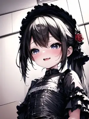 ゴスロリ服の女の子