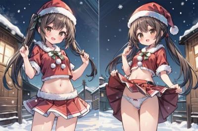 クリスマス衣装でパンツ集めてみた