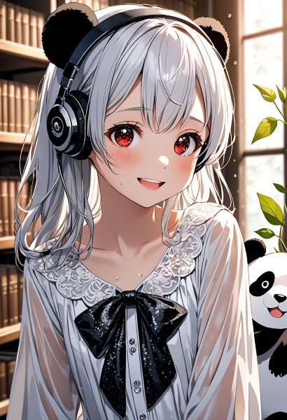 パンダ耳少女の音楽図書館