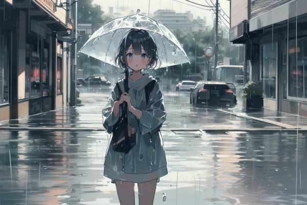 雨の日