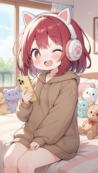 猫耳肉球ワイヤレスヘッドホン