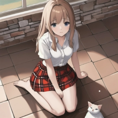 シロちゃんと少女