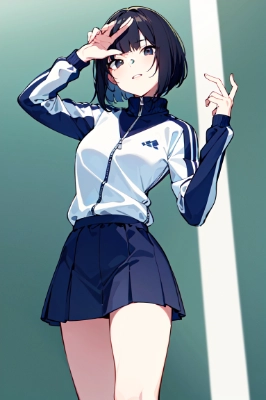 スタイルの良い少女