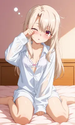寝起きのイリヤちゃん