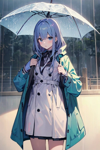 ゆめかわレインコート