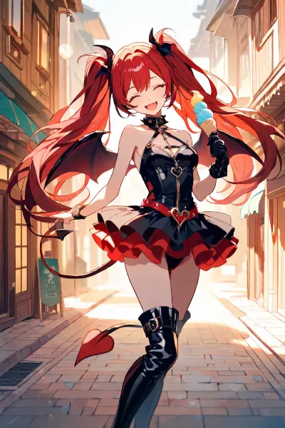 大魔王とアイスクリーム（ＪＳちゃん）