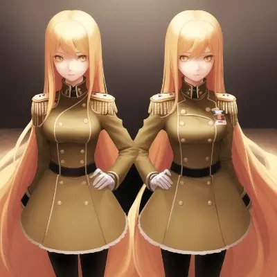 軍服の双子・黄
