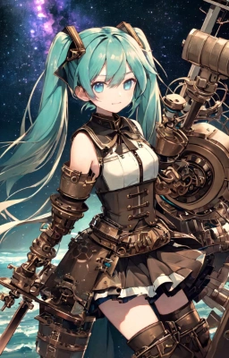 1000年先の世界の機械少女