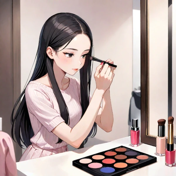 鏡の前で紡ぐ朝の秘密