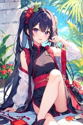 ツインテールの子