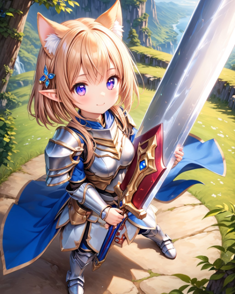 12枚）パラディン少女