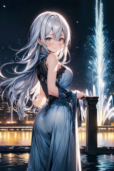 光のファウンテン（泉）