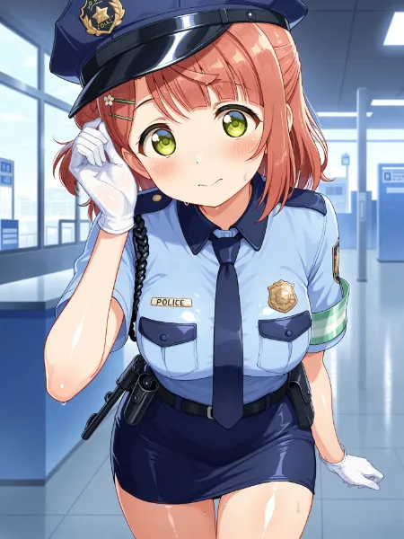 虹ヶ咲学園　スクールアイドル同好会　警察コス