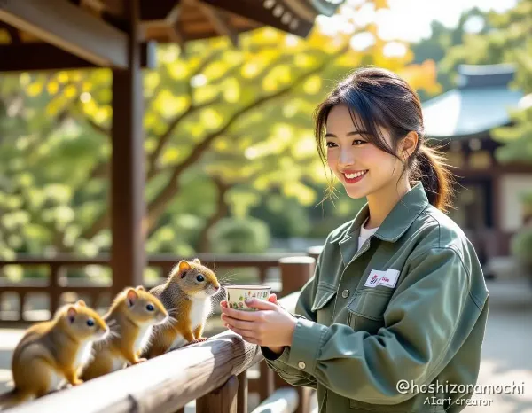 小さな仲間たちと過ごす朝 - Mornings with little friends