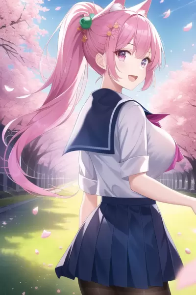 School Cherry Blossom