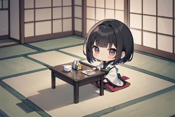 座敷童のティータイム