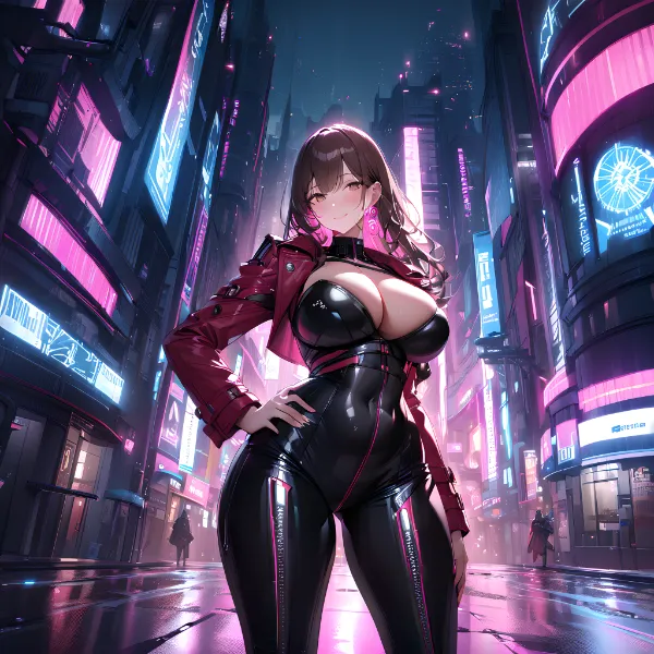 豊満なるサイバーパンク女帝
