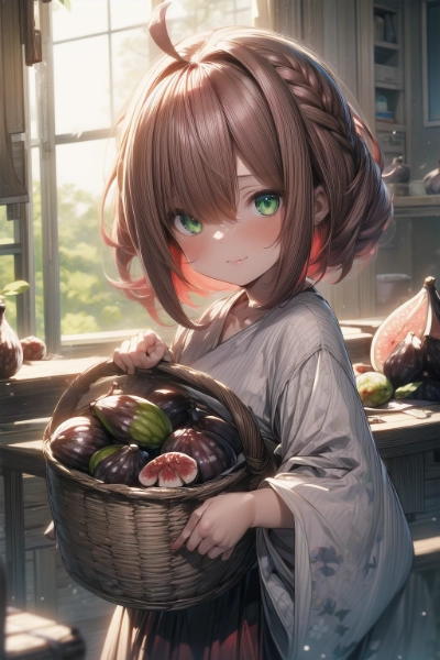 イチジク売りの少女