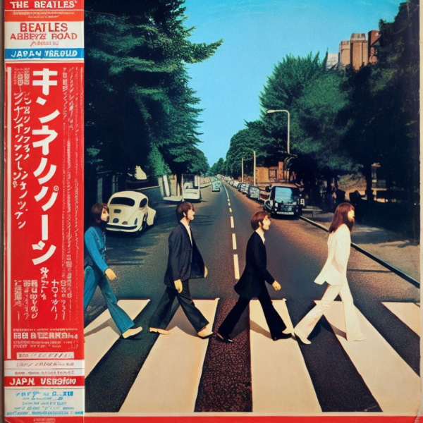 日本版帯封付・レコードジャケット風