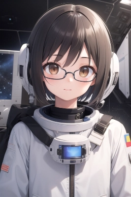 里華が宇宙へ飛び立ちました。
