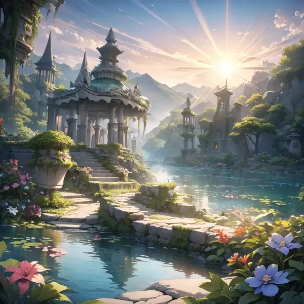 静かに時を刻む幻想の湖畔