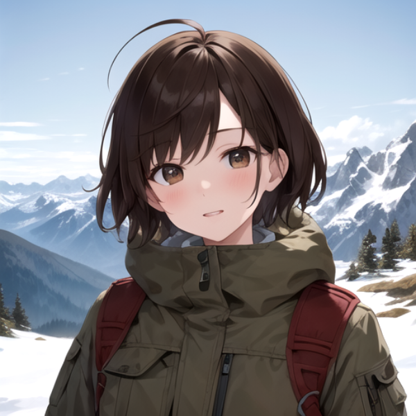 登山ガール