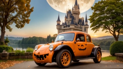 待ち遠しいハロウィンへの期待 ～車～