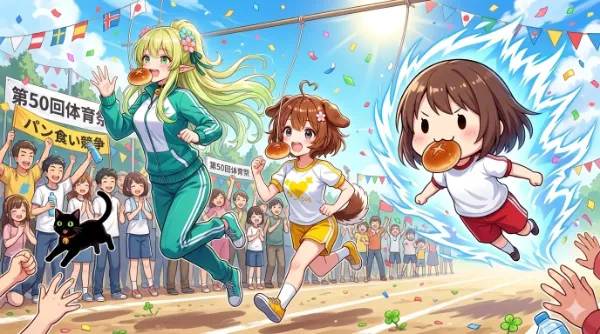 パン食い競争頂上決戦