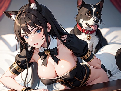 犬と美女