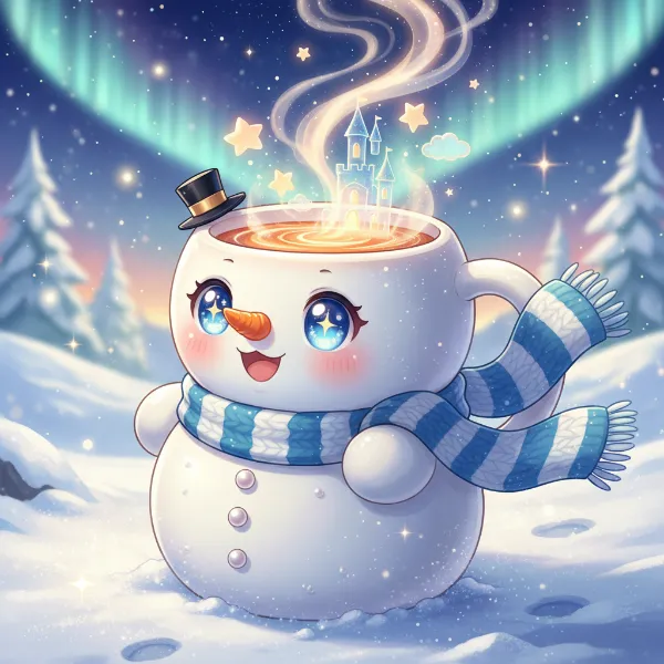 雪だるまの夢見るオーロラティー