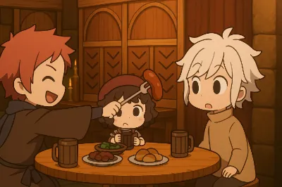 酒場のヴェルフ・ベル・リリルカ【ダンまち】