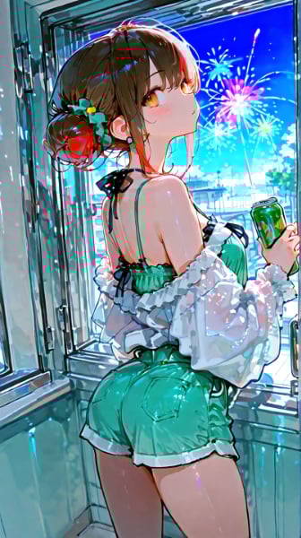 「毎年花火が見ると、どこか遠くの誰かを思い出すの。あの人も……今どこかで花火を見てるのかな」