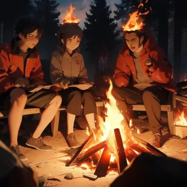 キャンプファイヤーは命懸け