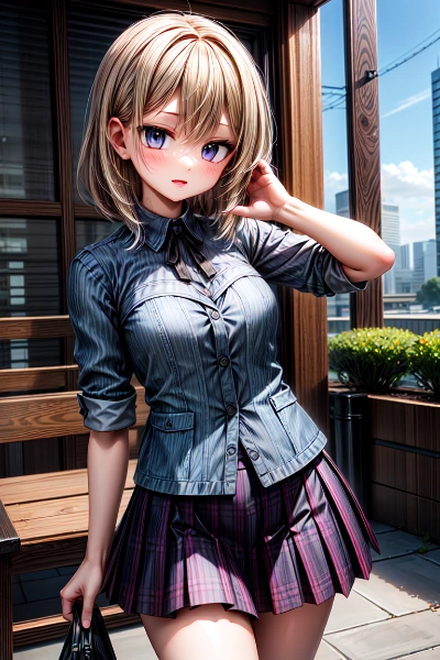 夏の女子高生