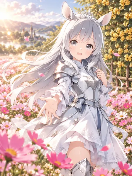 秋桜と金木犀