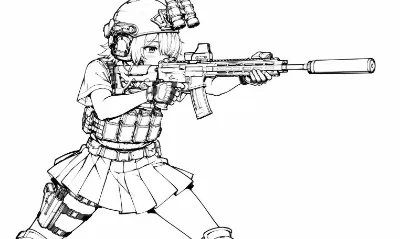 武装女子高生