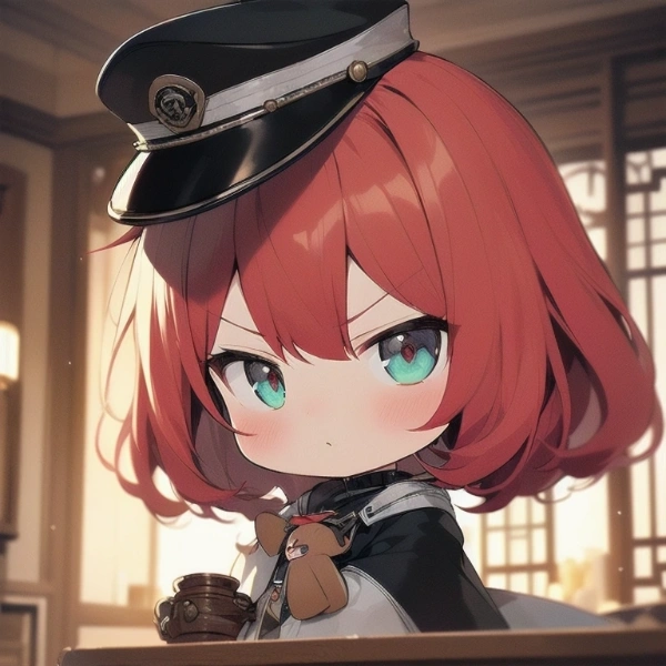 食で対立するコトネ（ちび）