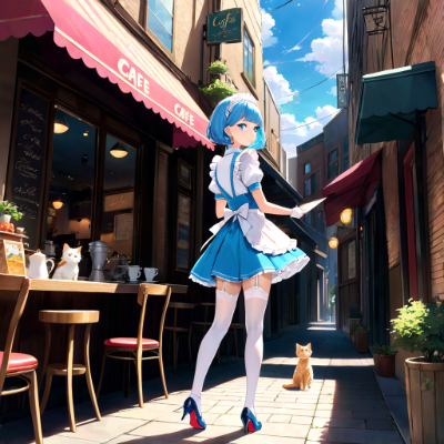 裏通りのカフェ